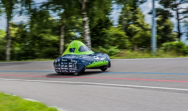 <p>De waterstofauto waar het team aan werkt.</p>