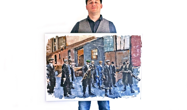 De exposant in Dorpshuis Odijk