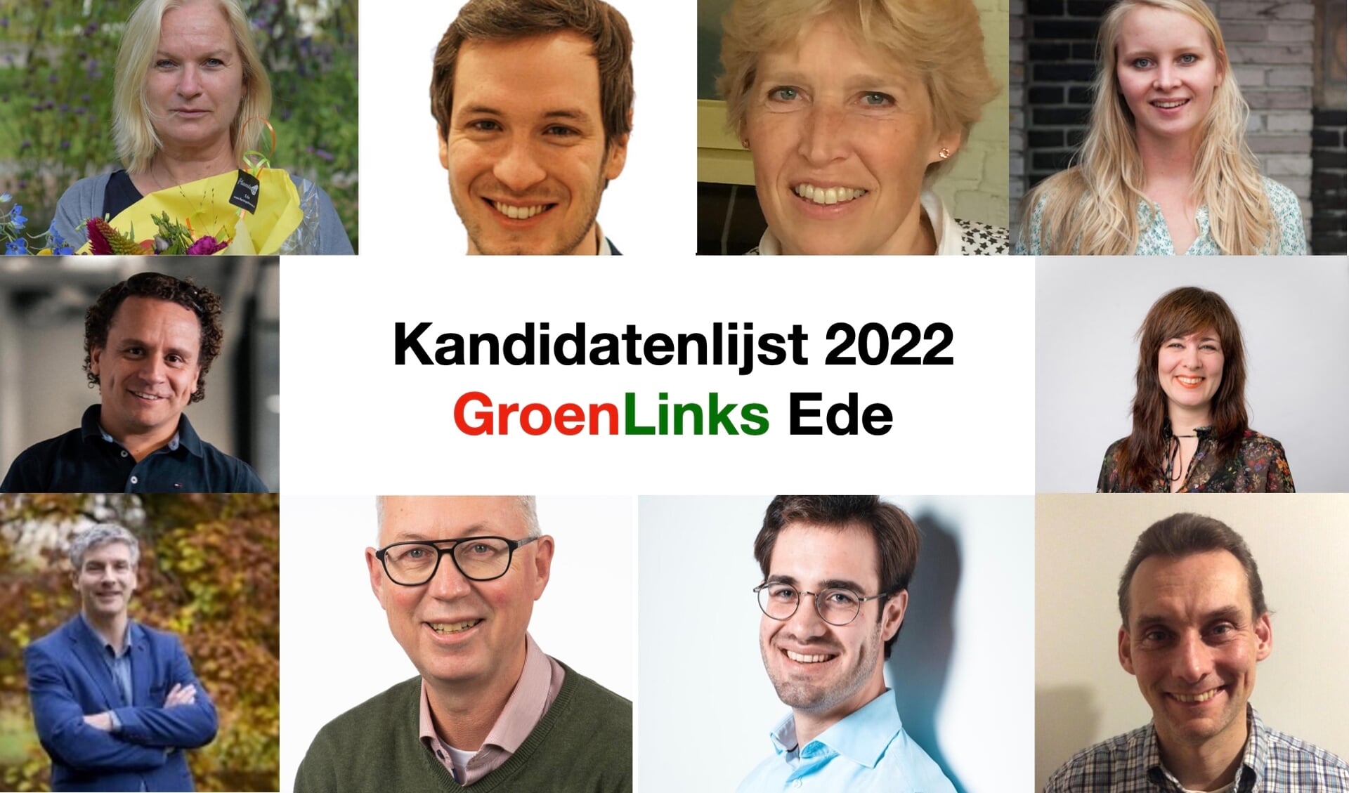 Kandidaten GroenLinks Ede 2022
