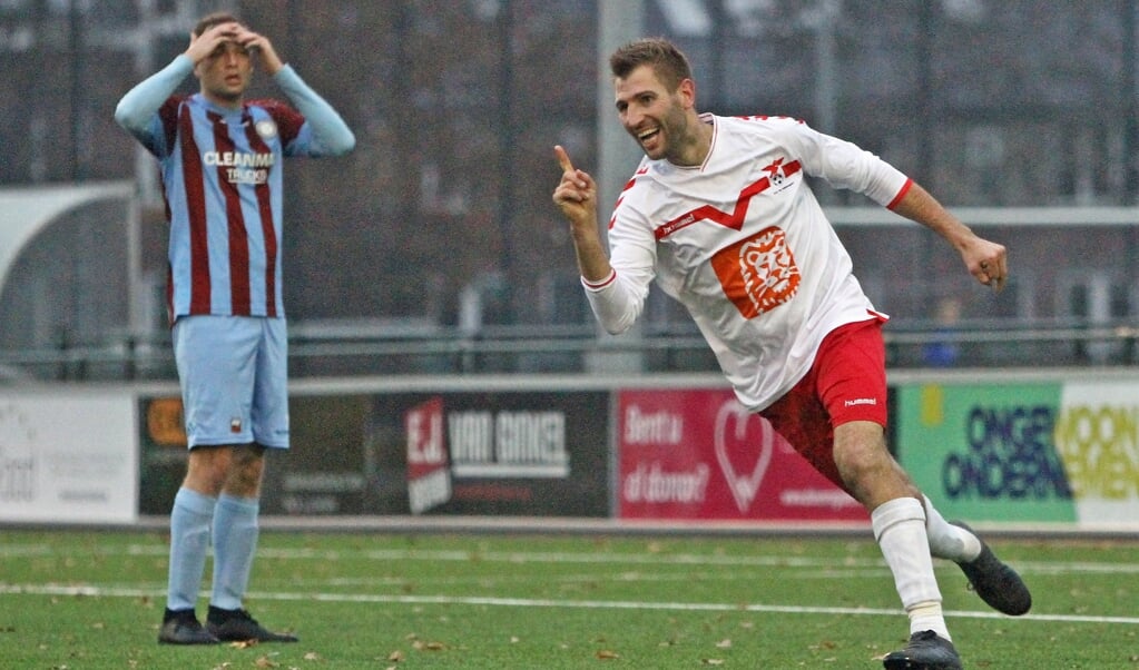 Erik van Eem scoorde tegen OWIOS de 0-1.