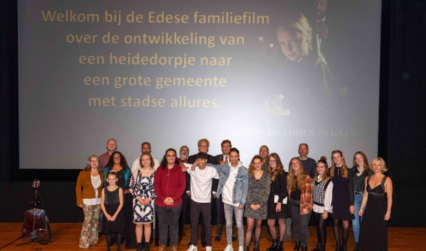 Een deel van de cast&crew