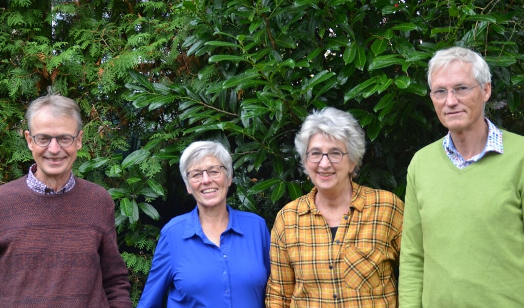 Jeroen Roelofs, Marieke Griffioen, Astrid Kenger en Bram ten Cate zien mogelijkheden voor een Wageningse woongroep