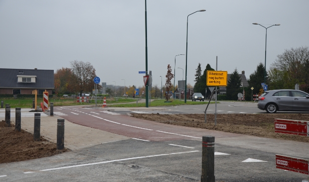 Werkzaamheden rotonde De Geer