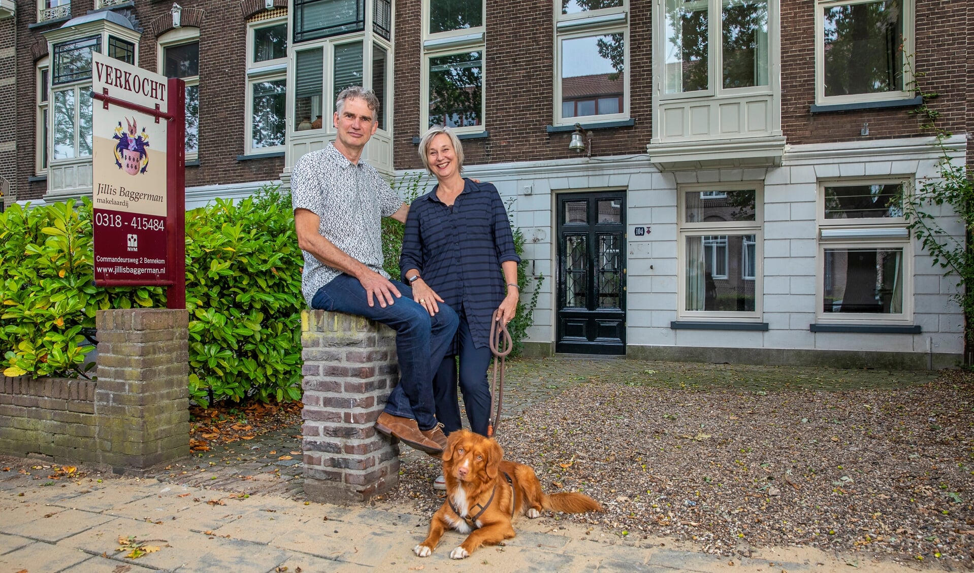 Ronald van Welie en Tina Folkersma deelden lief en leed in hun herenhuis dat werd gebouwd rond 1903.