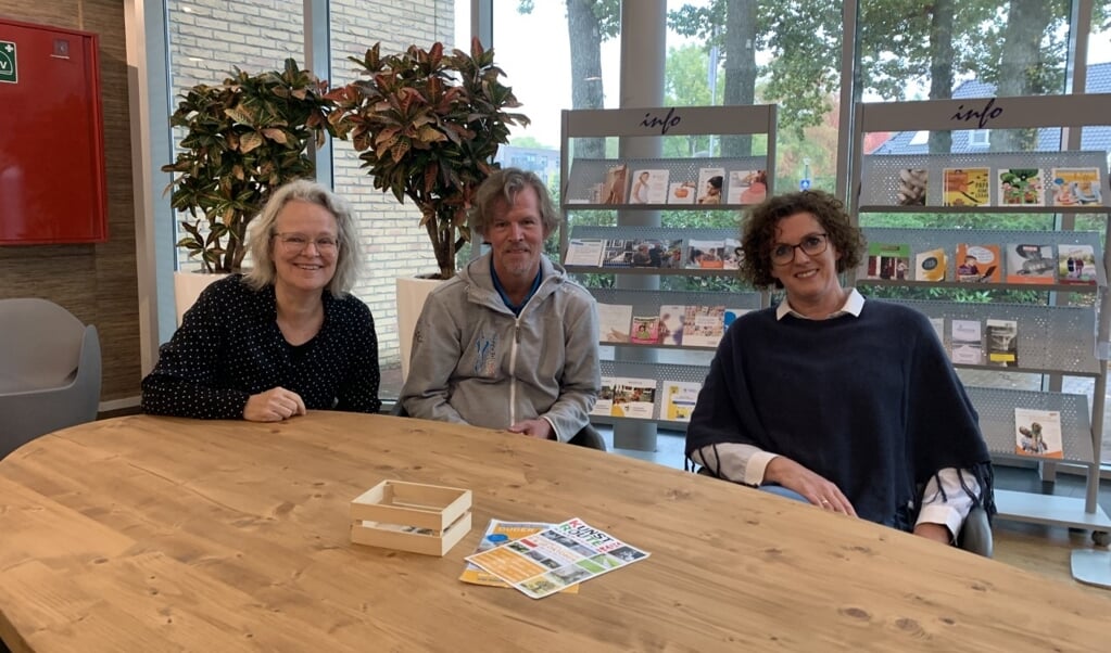 Het bestuur van de gebruikersvereniging van Het Foort, van links naarokter Mirjam Lunter, Joost Verhoeven en Patricia Bult.