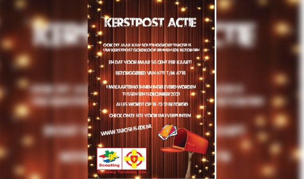 flyer van de kerstpostactie