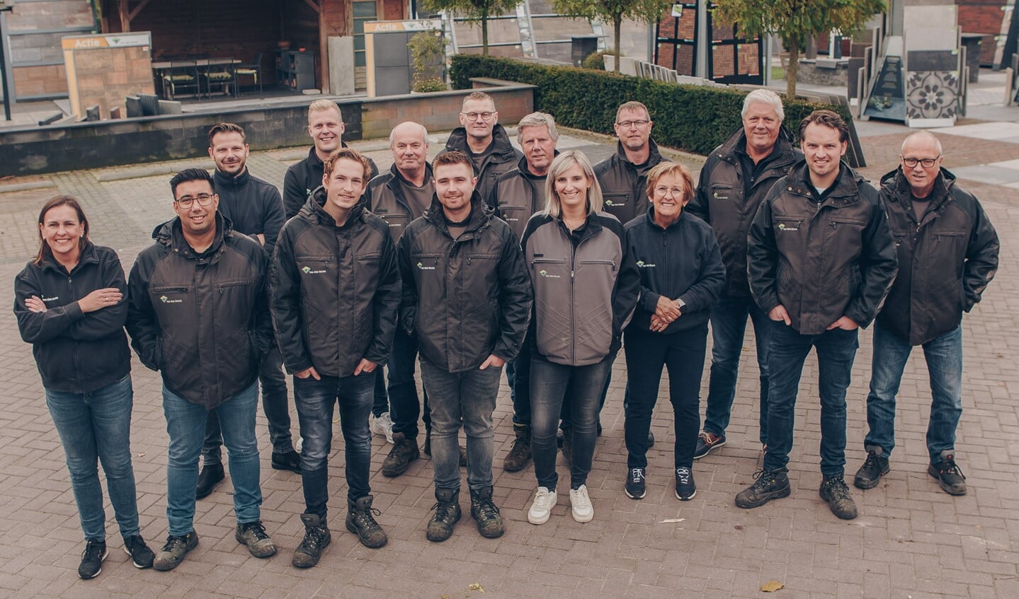 Het team van Van den Hoorn in Barneveld.