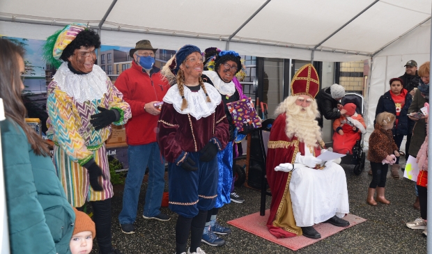 Sinterklaas was zaterdag op bezoek in winkelcentrum De Heul
