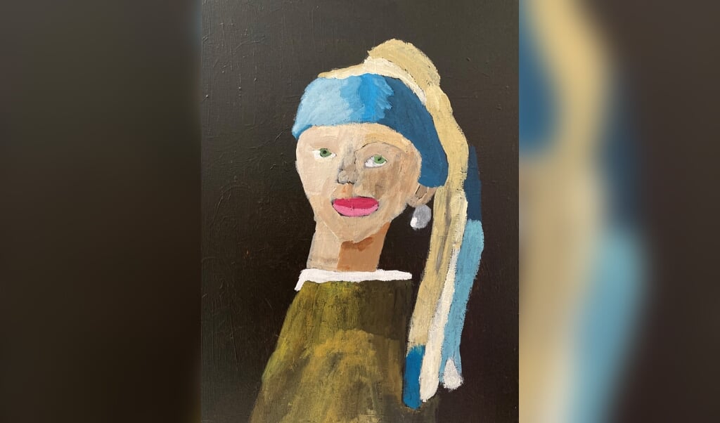 ‘Het meisje met de parel’, gemaakt door Antoinette van Rijn is een van de werken die zijn te bewonderen op de expo. 