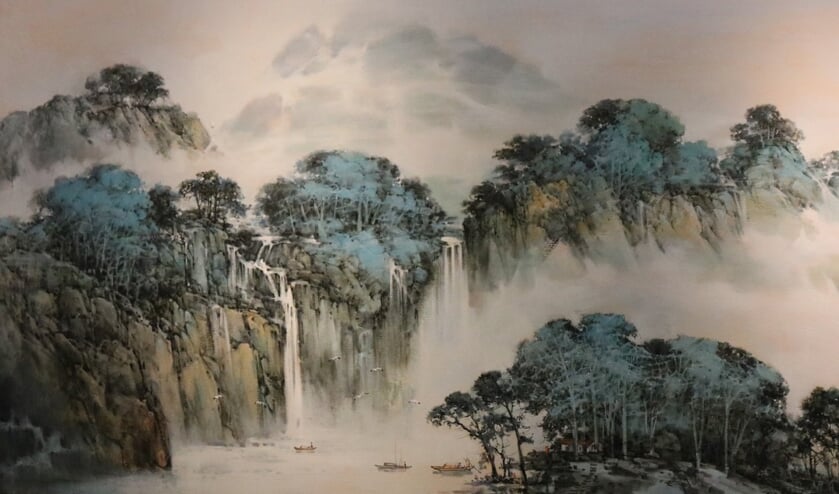 Lin Jin Chun  In China worden landschapsschilderijen sinds mensenheugenis beschouwd als de hoogste vorm van Chinese schilderkunst.