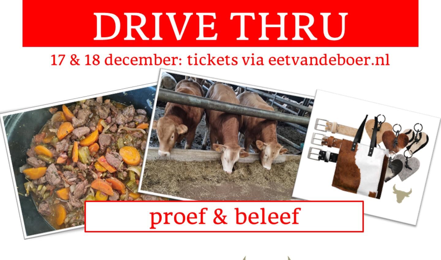 Drive-thru HOOGENRAAD veehouderij | Eetvandeboer.nl