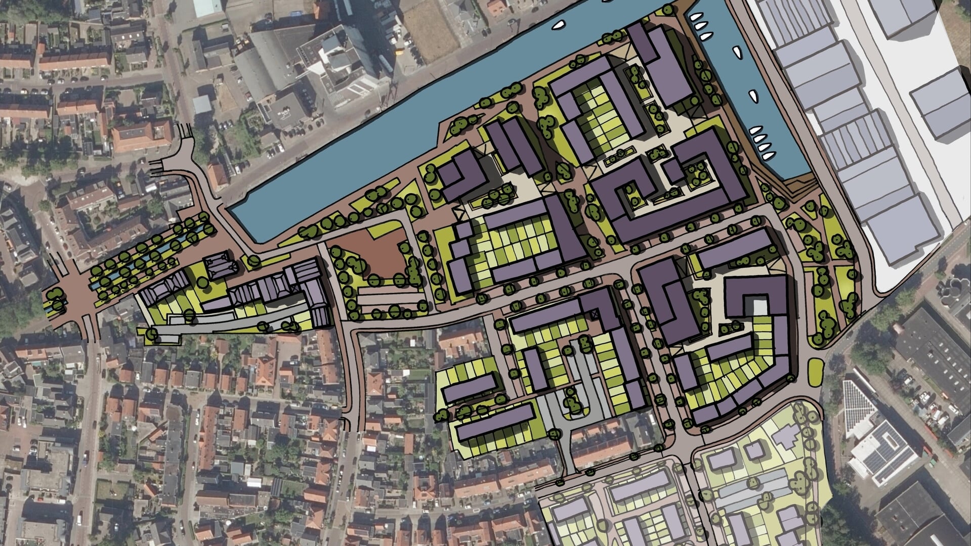 Zo’n 625 nieuwe woningen in het gebied rond de haven van Nijkerk