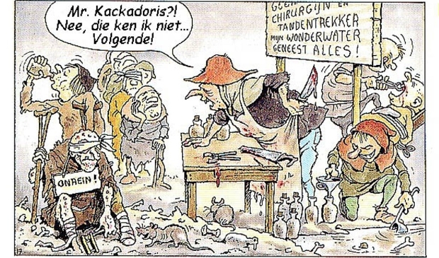 <p><strong><em>Laet heur de tôôverdrank drinke.</em></strong></p>