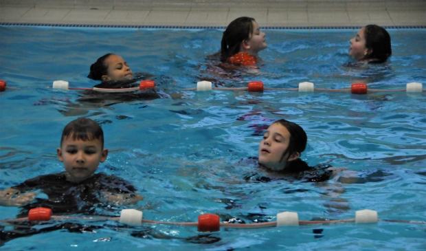 Watertrappen met kleding