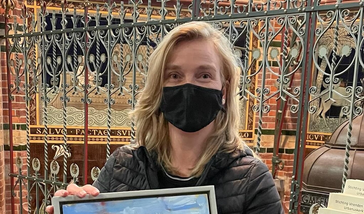 Saskia van 't Schip had het hoogste bod op dit schilderij van Herman Pijnaker