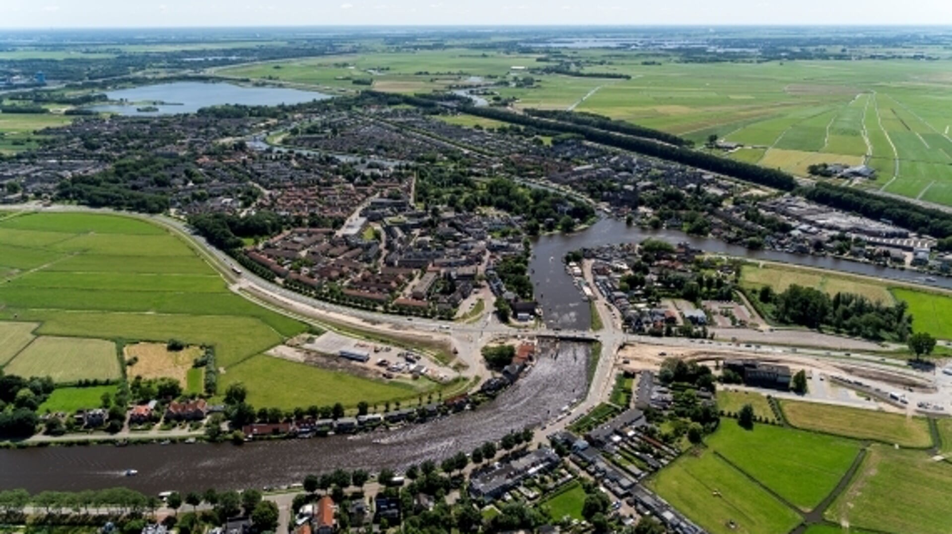 De brug bij Ouderkerk.