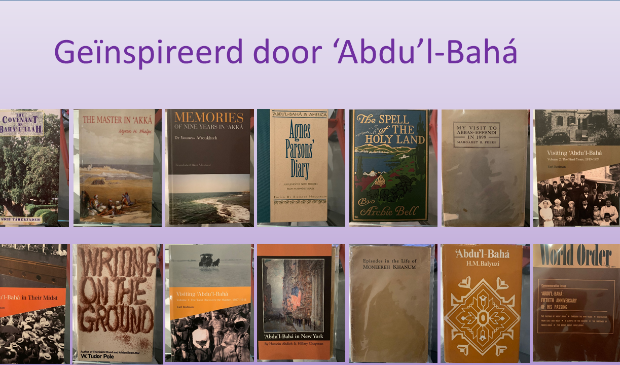 enkele boeken met verhalen over Abdu'l-Bahá