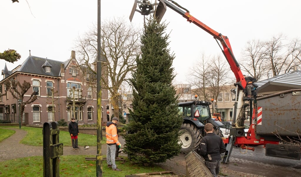 Dit jaar komt er geen echte kerstboom op de Brink.