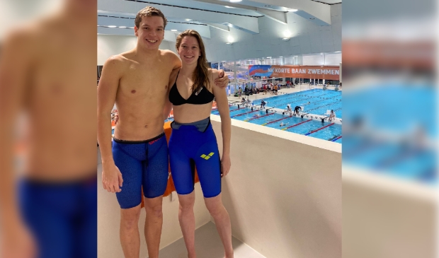 Lars Verhalle (PSV Eindhoven) en Kirsten Verhalle (VZC Veenendaal)