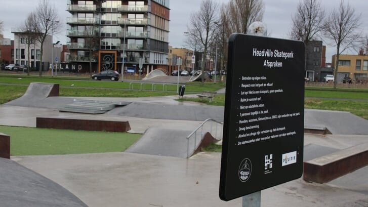 Het skatepark Headville in de wijk Floriande.