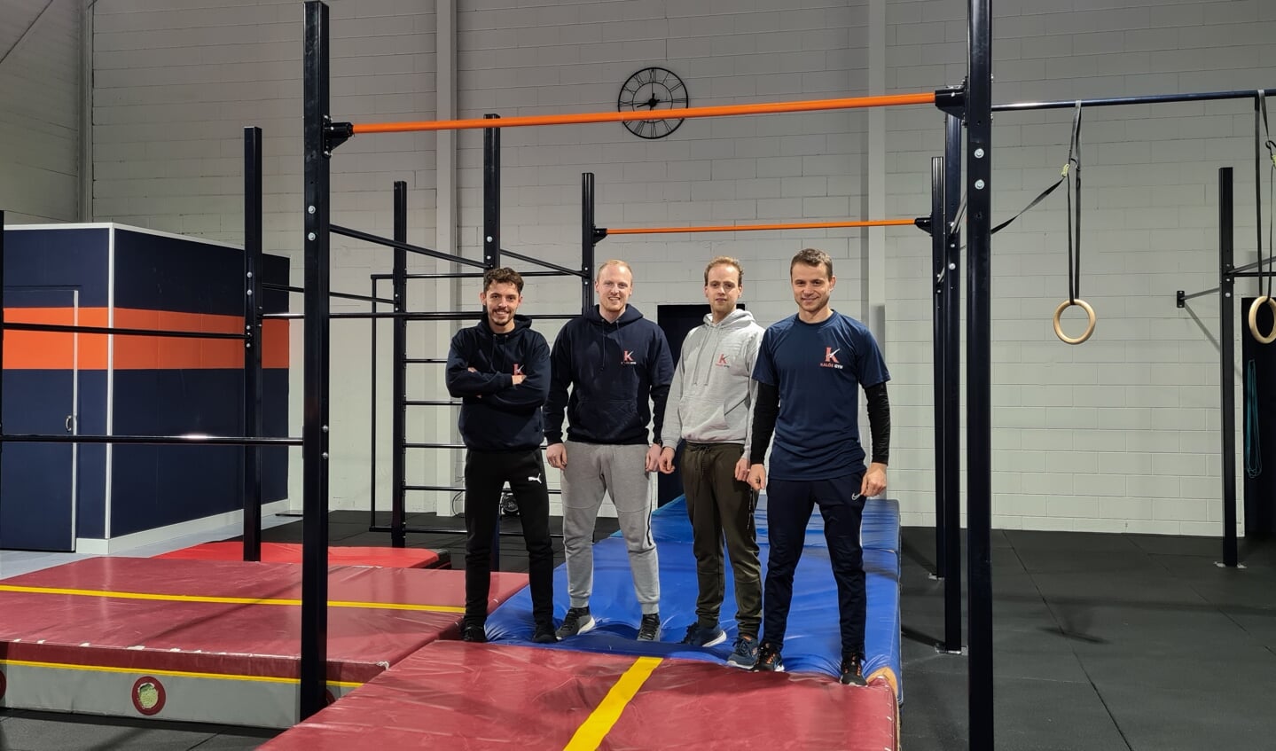 Vanaf links: Marco van Voorst, Robin Grevers, Casper Grevers en Robbin Vis