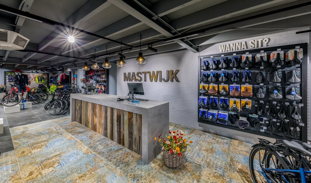 Eerder dit jaar kreeg de winkel van Mastwijk Tweewielers in Bilthoven een grondige make-over