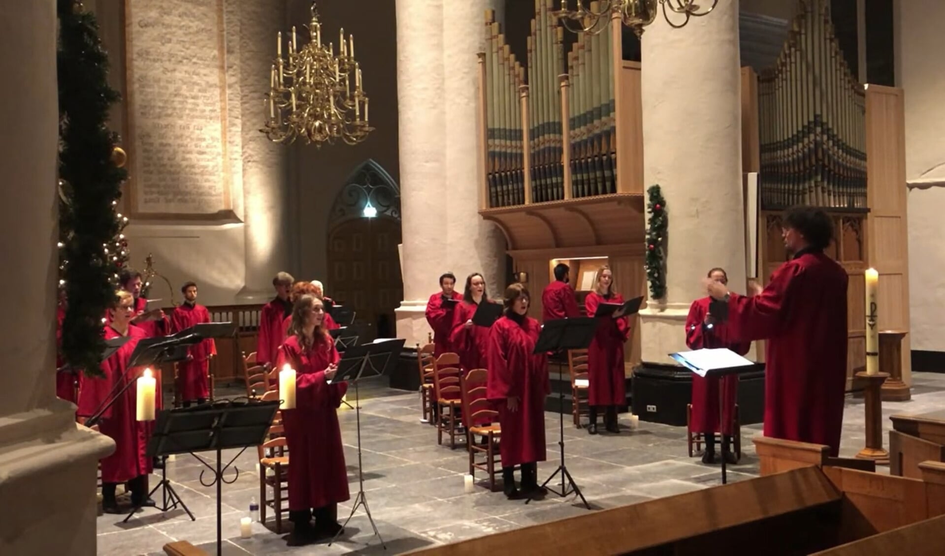 Capella Dorestad tijdens Festival of Lessons and Carols Kerst 2020