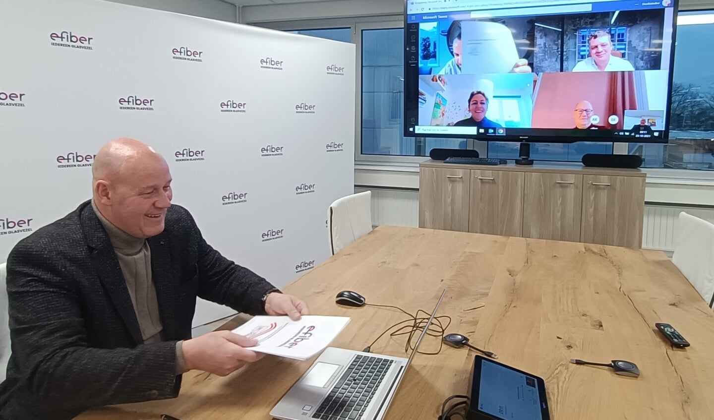 De online ondertekening van de samenwerkingsovereenkomst