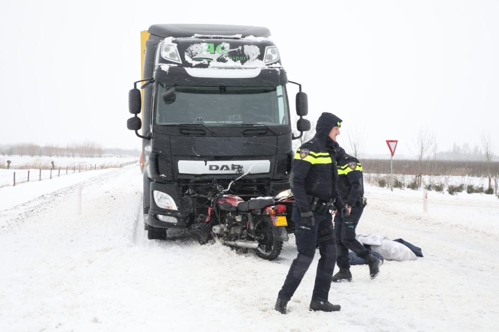 Ongeluk motorrijder