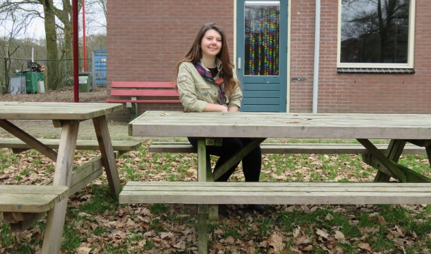 <p>Arwen van der Leeuw helpt met veel plezier bij Scouting Tarcisius.</p>