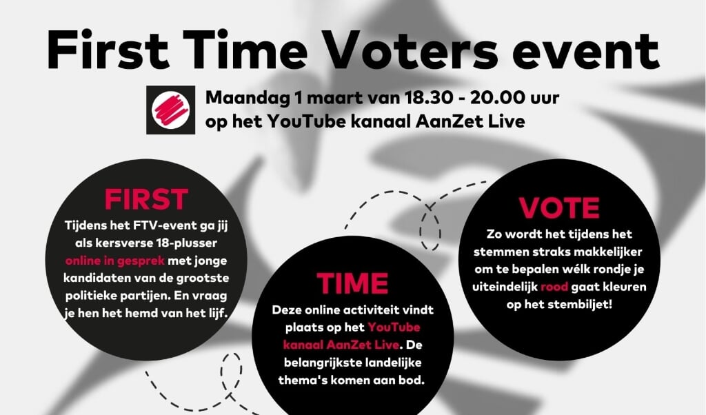 Aankondiging First Time Voters Event