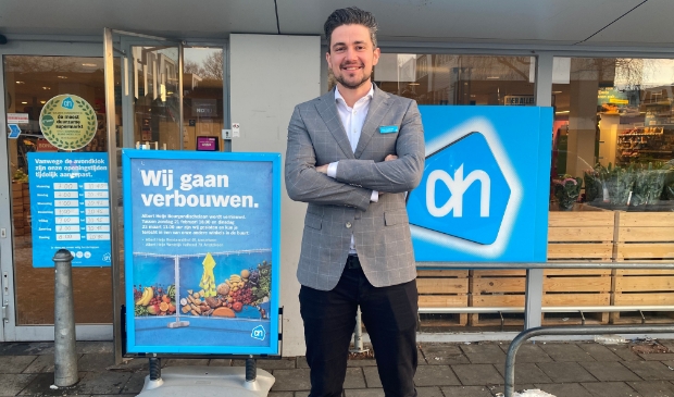 <p>Victor Kraaijeveld van AH Bourgondischelaan: “Meer ruimte, meer vers en betaalgemak in onze vernieuwde Albert Heijn.” </p>