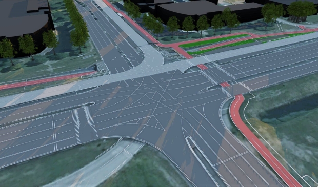 <p>De kruising van de N196 met de Fokkerweg in Haarlemmermeer krijgt een nieuwe indeling. </p>