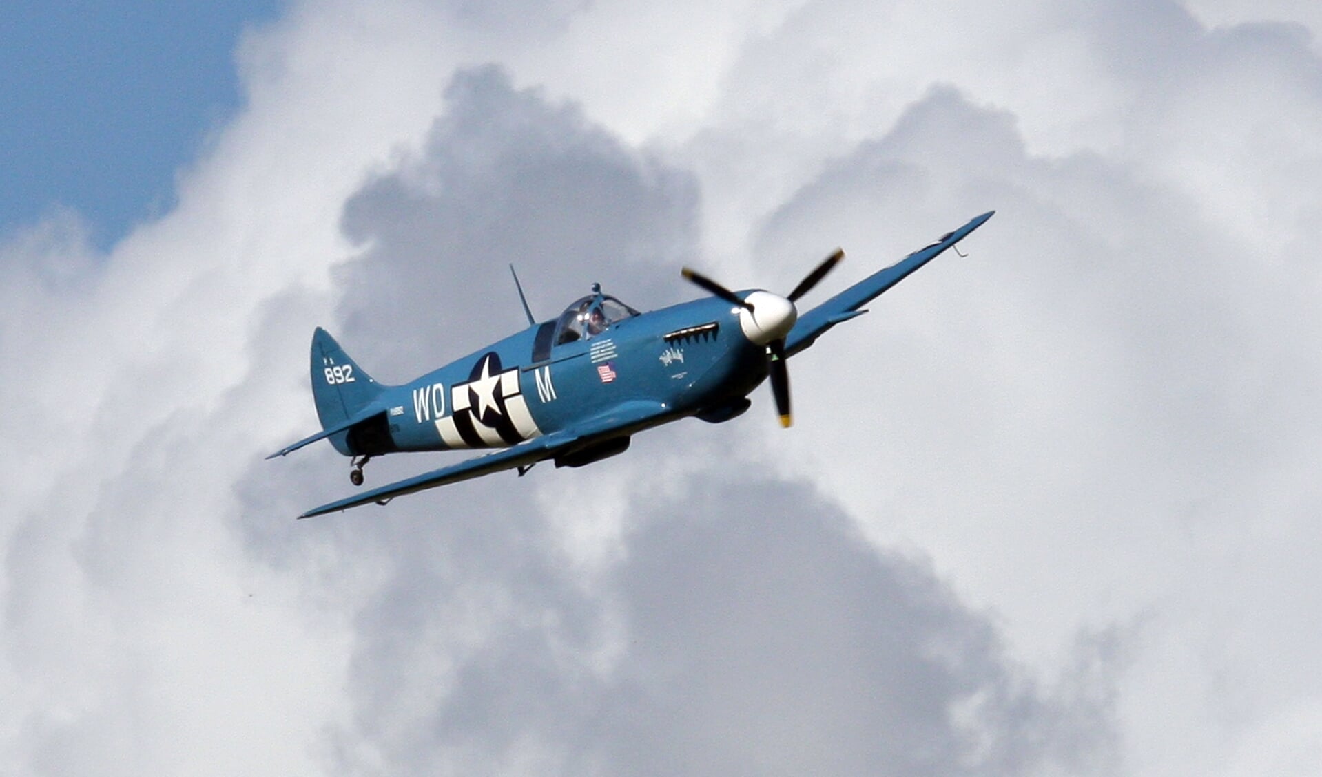 Het vliegtuig van Project Spitfire.