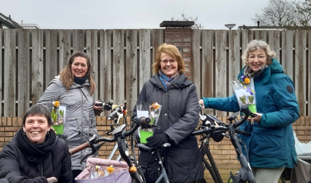 Gerda, Karin, Lia en Anita