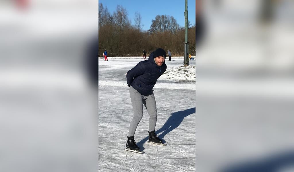 Tobias Wijnmaalen op de schaats
