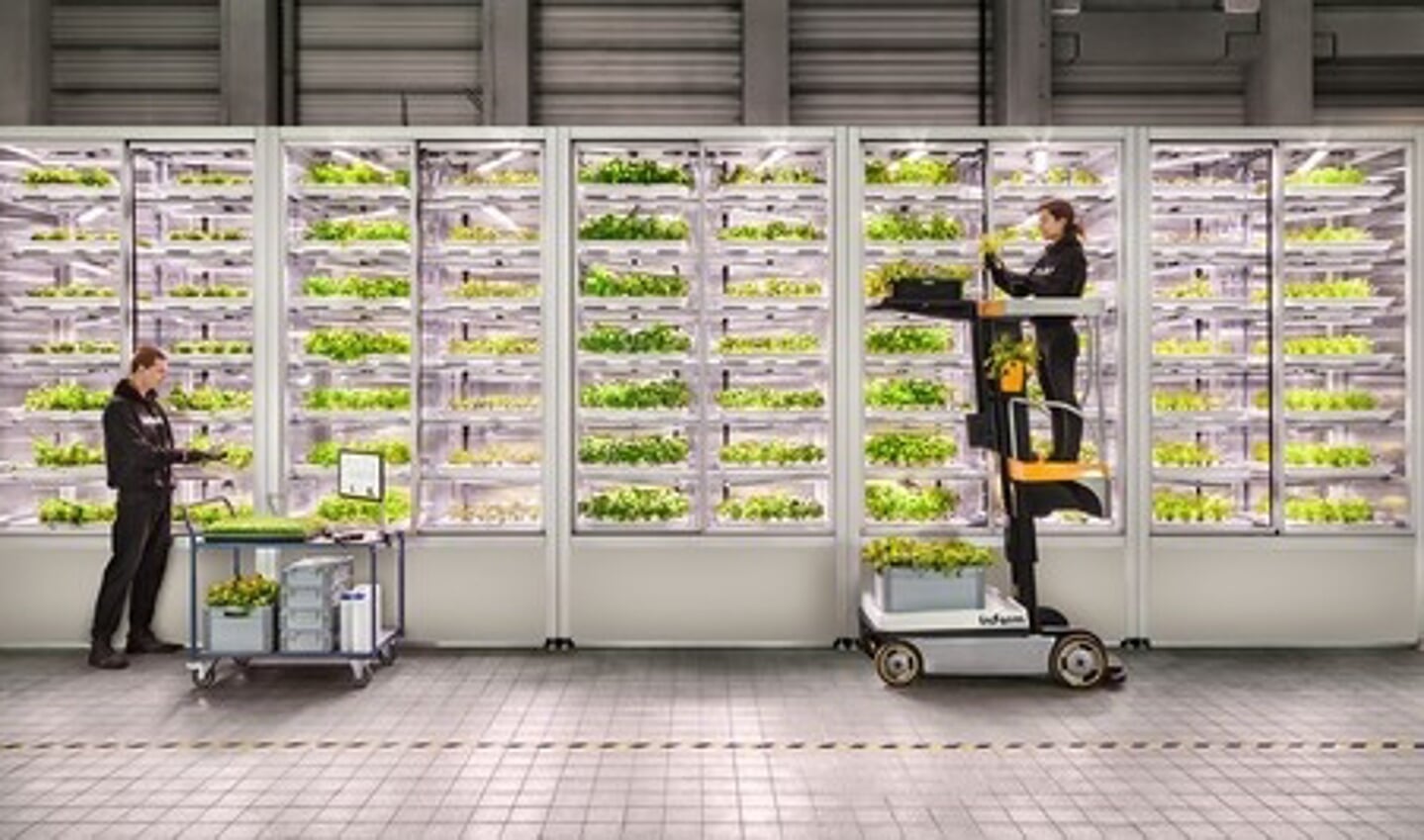 Het Duitse ‘vertical farming’ bedrijf Infarm