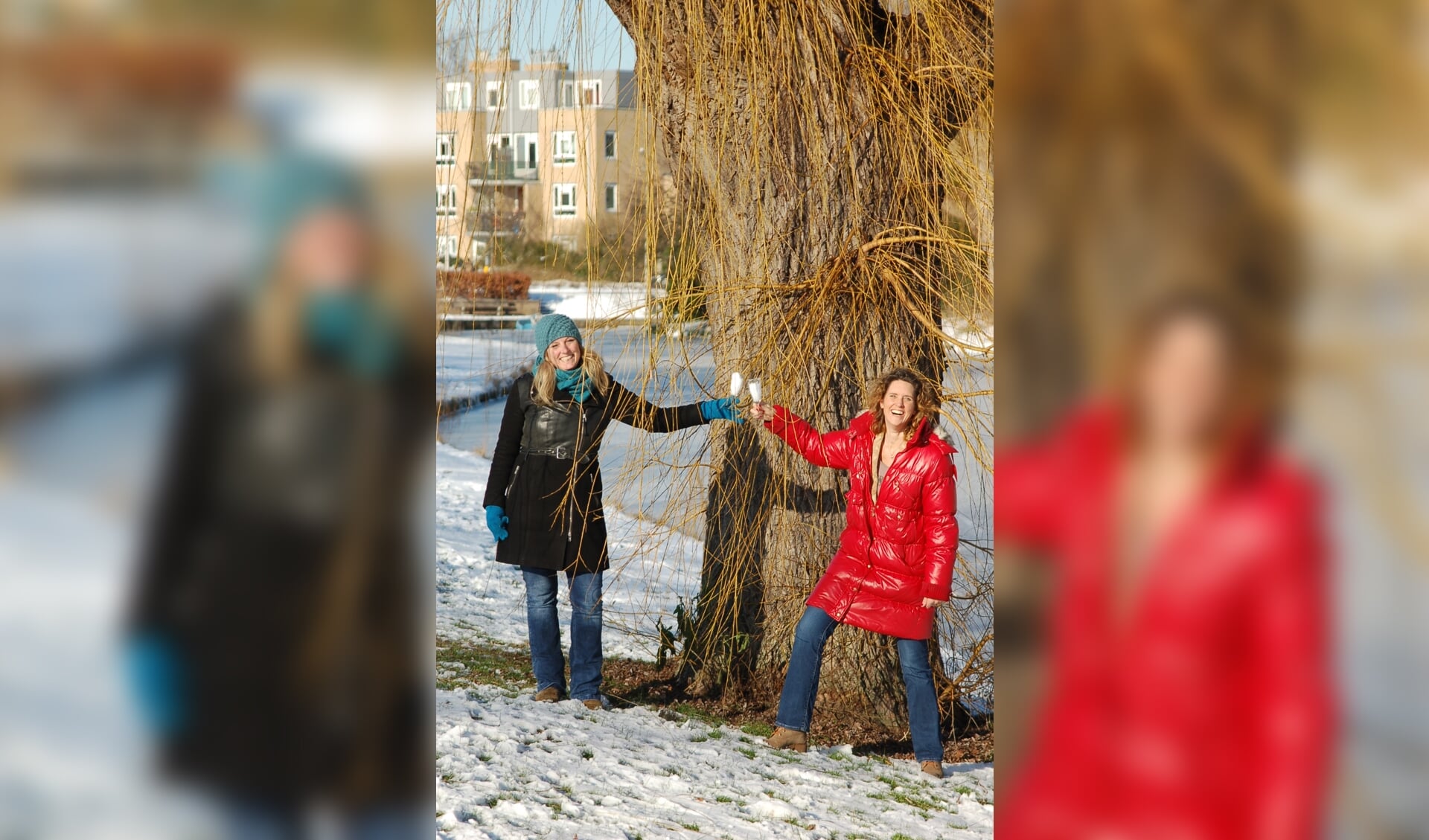 Gertrude Hoogendoorn (links) en Jacobine van den Hoek bundelden hun krachten voor het driedelig evenement.