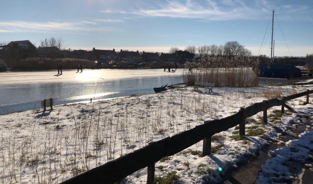 IJspret op de Bullewijk.