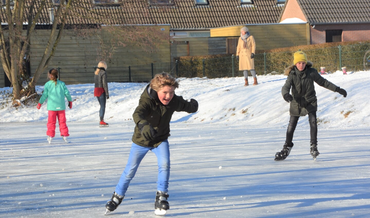 schaatsplezier in Harskamp