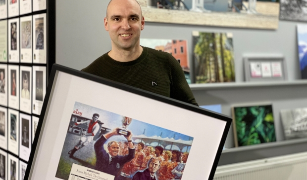 <p>Arjan Mulder: ,,Fotoinlijst.nl helpt mensen herinneringen tastbaar te maken.''</p>