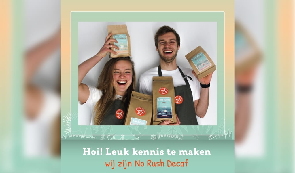 De ondernemers Dave en Ynske van No Rush Decaf