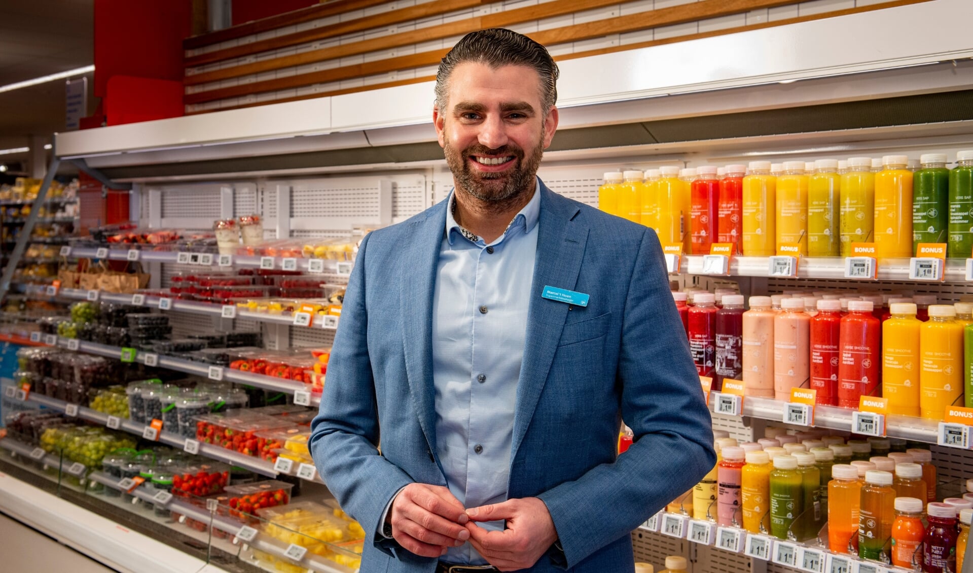 Supermarktmanager Marcel 't Hoen