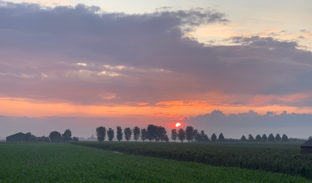 zonsopgang in 't Goy