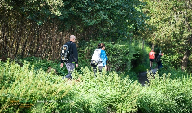 Lekker aan het wandelen