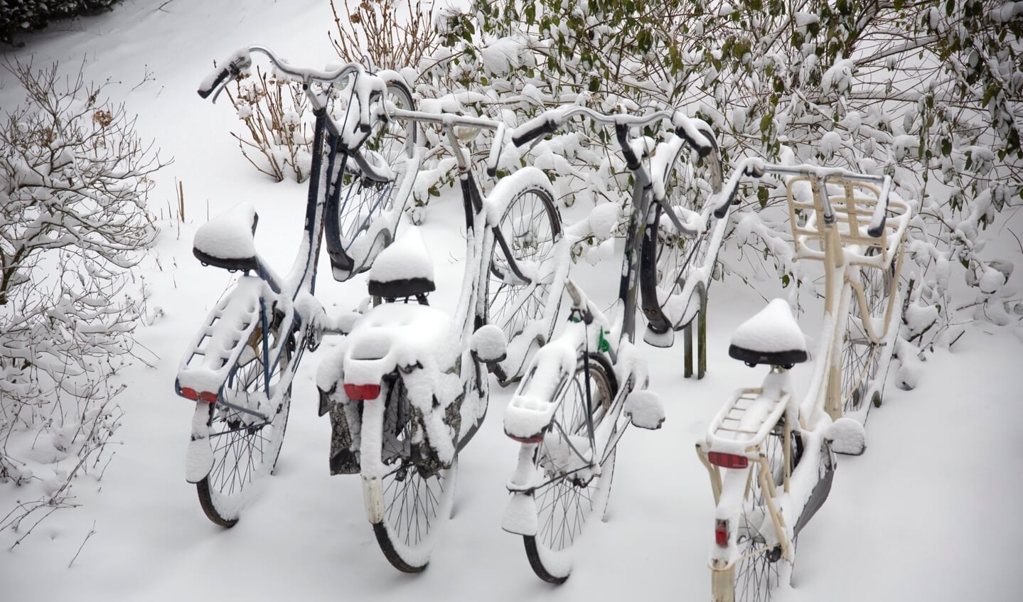 Dik pak sneeuw in Barneveld !