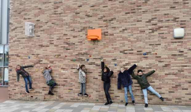 <p>De klimmuur was een wens van de kinderambassadeurs</p>