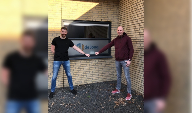 Jochim Ploeg (links) en Sjoerd de Jong