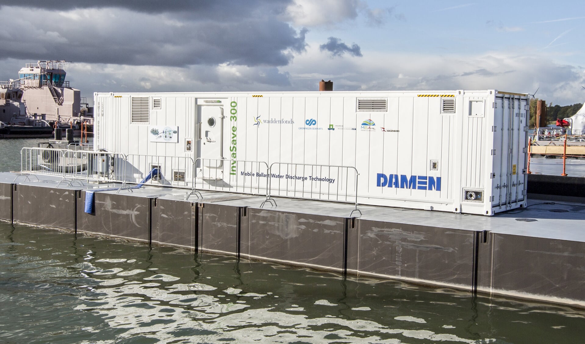 Damen Shipyards biedt een mobiele oplossing voor het bestrijden van invasieve soorten in ballastwater