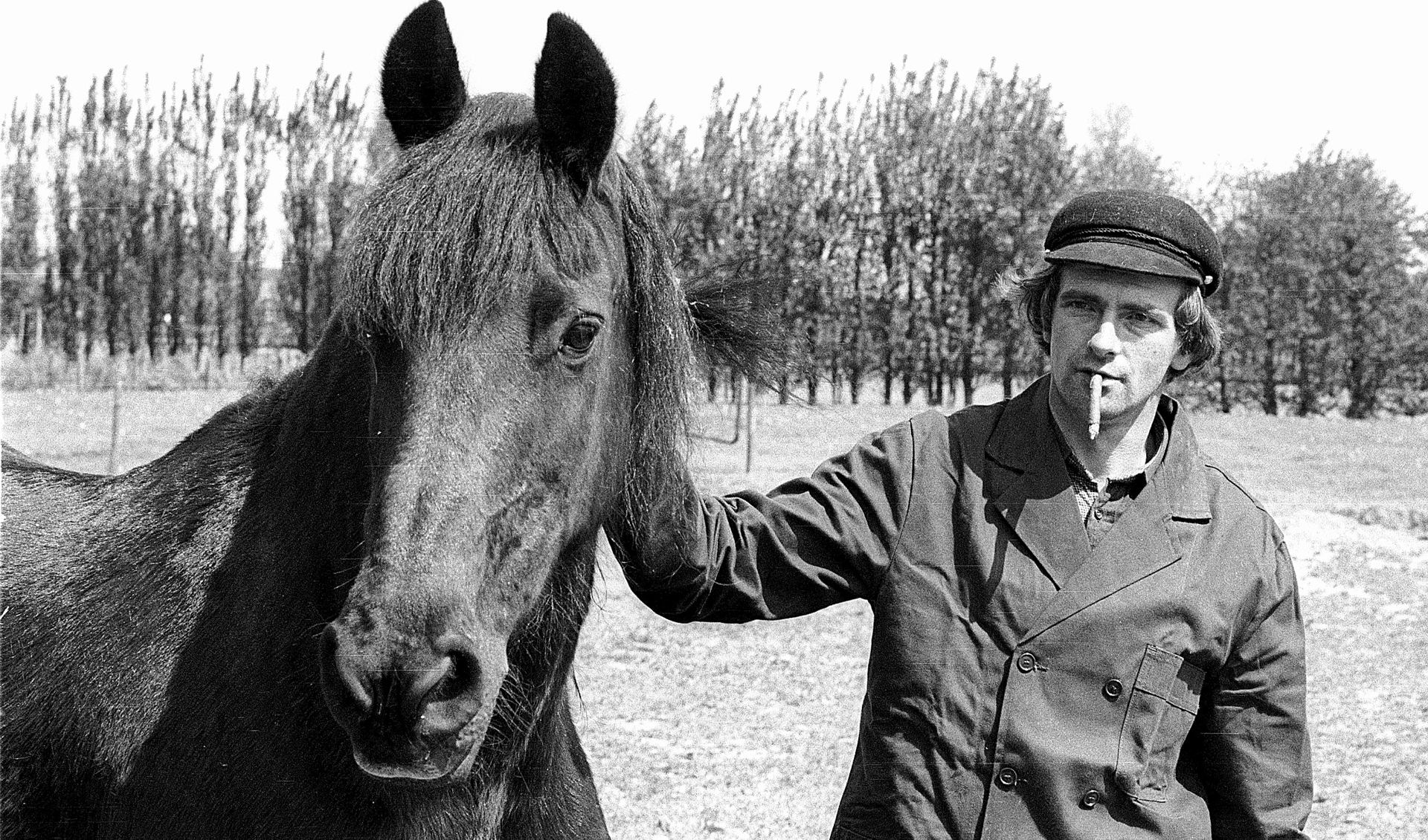 Alternatieve boer Hein Brouwer was gek op paarden.